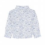 Chemise bleue à fleurs_7669