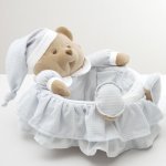 Panier de rangement grand Puccio bleu_4