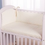 Chiara Ferragni Ivory Co-Sleeping Bumper Set_680