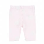 Zweiteiler Bluse + Leggings mit rosa Punkten_4809