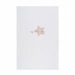 Coperta letto in pile "My little star" con ricamo beige
 (Colore: BEIGE - Taglia: UNICA)