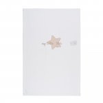 Coperta letto in pile "My little star" con ricamo beige_9127
