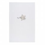 Coperta letto in pile "My little star" con ricamo grigio
 (UNICA)