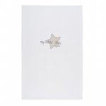 Coperta letto in pile "My little star" con ricamo grigio_9129