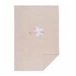 Coperta letto beige "My little star" in jersey_9134