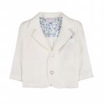 Cream linen jacket
 (06 MESI)