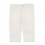 Cream linen trousers
 (03 MESI)
