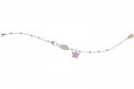 Customizable Bracelet with Pink Butterfly_2410
