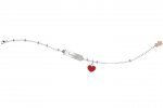 Customizable Bracelet with Red Heart_2401