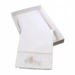 Dadini 3 Pcs Bed Sheet- White_5096