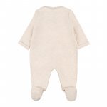 Dove Grey Babygro with Front Opening_1093