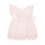 Dress with Shantung Top and Pink Tulle Skirt
 (Colore: ROSA - Taglia: 06 MESI)
