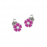 Earring little Flower sparkling
 (Colore: ARGENTO - Taglia: UNICA)