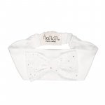 Bandeau blanc avec nœud_8663