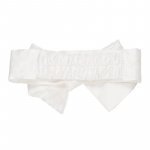 Fascia Shantung con Fiocco Bianco_4984