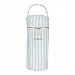 Feeding bottle holder in light blue canvas_9098