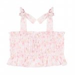 Flowered Top with Curl_4932