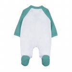 Front opening babygro with foot_12189