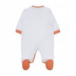 Front opening babygro with foot_12350