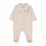 Front opening babygro with foot_12222