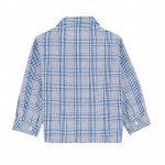 Veste/chemise écossaise bleue_8455