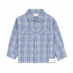 Veste/chemise écossaise bleue
 (10 ANS)