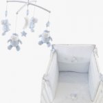 Gift Promo: Bombo carousel+ Bombo bed duvet set - light blue_3470