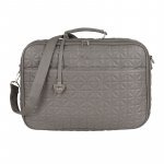 Gray quilted Mom Bag in eco leather
 (UNICA)