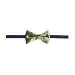 Green Chenille Bow Tie_3741