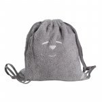 Grey nursery bag and towel_3010