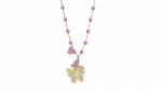 Hang Pink Butterfly in 925 Silver_12694
