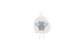 Heart Shaped Cradle Medallion - Lightblue
 (Colore: ARGENTO - Taglia: UNICA)