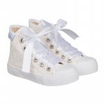 High sneakers in broderie anglaise_12611