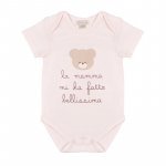 "La mamma mi ha fatta bellissima" Body
 (Colore: ROSA - Taglia: 01 MESE)