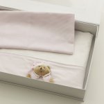 Draps pour ensemble MINI-ME 3 pièces Puccio rose
 (UNIQUE)