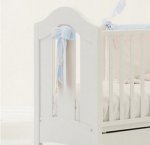 Fiocco Azzurro per Lettino Tato Bianco_434