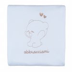 Light-blue Blanket with Teddy_4238