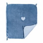 Light Blue Blanket with Writing_1148