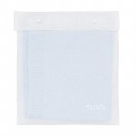 Light-blue Knitted Blanket with Teddy_4321