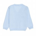 Light Blue Knitted Cardigan_4370