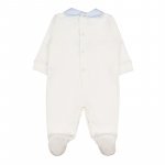 Light blue organic babygro_7253