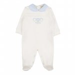 Light blue organic babygro_7254