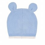 Lightblue knitted hat with ears_7527