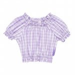 Lilac Checked Blouse_4746