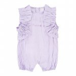 Lilac Checked Romper_4666