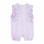 Lilac Checked Romper_4667