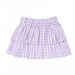 Lilac Checked Skirt_4723