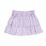 Lilac Checked Skirt_4724