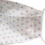 Mascherina Mamma Pois Azzurro_1796