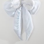 Service de broderie pour ruban de naissance - Coût de la broderie SEULEMENT
 (Couleur: NEUTRE - Taille: UNIQUE)